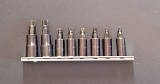 Ferramentas VIM 8 peças. conjunto de brocas torx - bits substituíveis - 1/4 pol. e 3/8 pol. drivers. EUA comprar usado  Enviando para Brazil