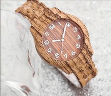 Relógio de quartzo feminino marrom claro falso de madeira comprar usado  Enviando para Brazil