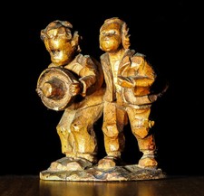 Antica statuina legno usato  Caserta