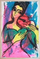 Peinture acrylique crayon d'occasion  Nantes-