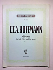 Noten hoffmann miserere gebraucht kaufen  Berlin