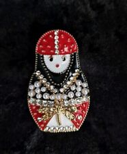Russian doll brooch for sale  PUDSEY