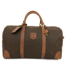 Bolsa de mão de viagem CELINE Macadam PVC Boston marrom/8BE1255 comprar usado  Enviando para Brazil