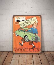 Plaque métal vintage d'occasion  Mer