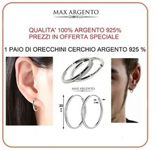 Orecchini donna cerchio usato  Massa di Somma