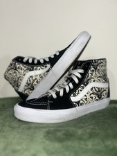 Usado, Sapatos masculinos VANS Sk8-Hi tapeçaria caveira osso preto tamanho 8.5 usados boa qualidade 8/10 comprar usado  Enviando para Brazil