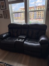 Leather reclining couch for sale  Charlotte