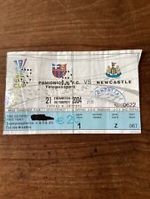 Panionios newcastle united for sale  STOKE-ON-TRENT