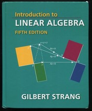 Introduction to Linear Algebra by Gilbert Strang 5th edition, usado comprar usado  Enviando para Brazil