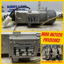 Mini motor type for sale  Zimmerman