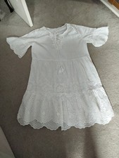 White cotton dress for sale  DARWEN