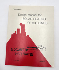 Design Manual for Solar Heating of Buildings &Hot Water PB 1980 1st ed Off Grid comprar usado  Enviando para Brazil