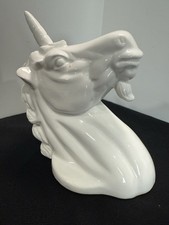 White ceramic unicorn for sale  Freeport