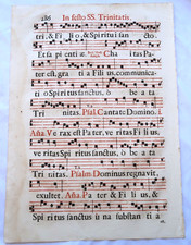Gregorian chant sheet for sale  Mantua