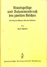 Carl schmitt staatsgefüge gebraucht kaufen  Obermarchtal