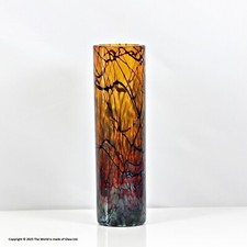 Okra iridescent glass for sale  BRISTOL