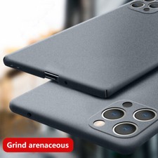 Capa dura ultrafina fosca arenito para iPhone 17 16 15 14 13 12 Pro Max comprar usado  Enviando para Brazil