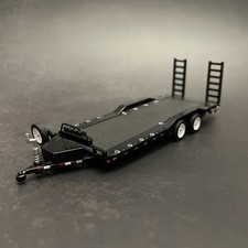 Reboque transportador de carro agrícola Greenlight resistente eixo duplo plataforma 1/64 com rampas comprar usado  Enviando para Brazil