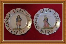 Paire assiettes malicorne d'occasion  Dijon
