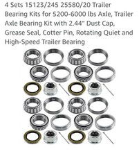 Trailer bearing kit for sale  Westfield