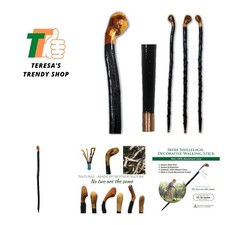 Usado, Bastão de caminhada irlandês de madeira importado Shillelagh, feito à mão 100% Blackthorn com... comprar usado  Enviando para Brazil