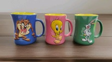 Conjunto de 3 canecas Looney Tunes Tasmanian Devil Tweety & Bugs BunnyCartoon caneca de café comprar usado  Enviando para Brazil