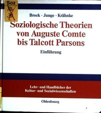 Soziologische theorien auguste gebraucht kaufen  Koblenz