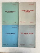 Lote 4 Partituras de Violino Piano Harms Gershwin Frimi Rodgers Antigo comprar usado  Enviando para Brazil