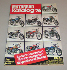 Motorradkatalog 1976 ausgabe gebraucht kaufen  Jever