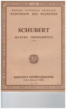 Livres partitions impromptus d'occasion  Bonnétable