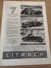Publicité 1934 citroën d'occasion  Bordeaux-