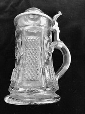 Glas bierhumpen zinndeckel gebraucht kaufen  Haar