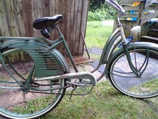 para-lamas/saias de balão de bicicleta pré-guerra Hawthorne pico/guarda de corrente 26 pol. leitura comprar usado  Enviando para Brazil