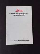 A1297 leica garantiekarte gebraucht kaufen  Würselen
