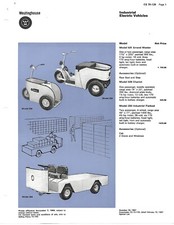 Folha de dados de veículos elétricos - Westinghouse - Comercial industrial (E7753) comprar usado  Enviando para Brazil