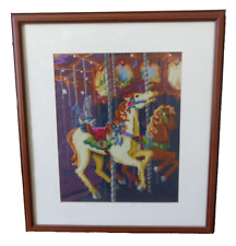 Vintage needlepoint carousel for sale  Fountain Hills