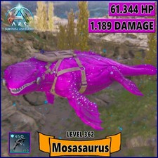 Ark Survival Ascended PC/PS5/XBOX PVE NAJLEPSZE STATYSTYKI 🐋 MOSA 61k HP 1189 obrażenia 🐋, używany na sprzedaż  Wysyłka do Poland