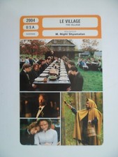 CARTE FICHE CINEMA 2004 LE VILLAGE Joaquin Phoenix Bryce Dallas Howard Adrien Br, używany na sprzedaż  Wysyłka do Poland