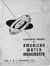 The E&J Swigart Co. Manual ilustrado de movimentos de relógios americanos em formato PDF comprar usado  Enviando para Brazil