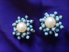 Orecchini clip vintage usato  Assisi