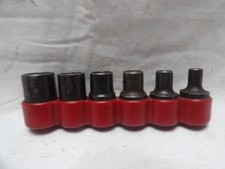 Unidade 6 peças fabricada nos EUA 3/8" Conjunto de soquete externo Torx comprar usado  Enviando para Brazil