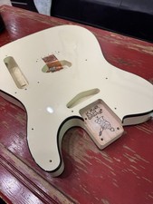 Warmoth Fender Licenciado American Double Bound Telecaster Body 2019 Branco Olímpico comprar usado  Enviando para Brazil