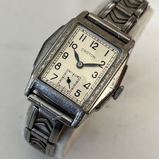 Vintage CROTON Relógio de Corda Manual Mostrador Deslumbrante comprar usado  Enviando para Brazil