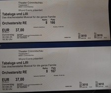 Tickets tabaluga lilli gebraucht kaufen  Altenburg-Umland