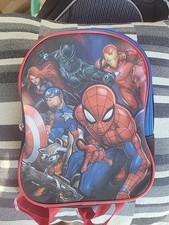 Mochila infantil Marvel Spiderman 10" x 8" Homem de Ferro Capitão América nova envio rápido comprar usado  Enviando para Brazil