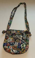 ROUTE 66 Bolsa de Lembranças Pequena Fecho Adesivo Bolso Externo Ideia de Presente para Meninas, usado comprar usado  Enviando para Brazil