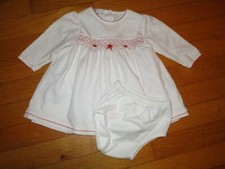 Vestido e capa de fralda Magnolia Baby Smocked Pima algodão tamanho 9 meses comprar usado  Enviando para Brazil