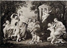 Temple amour putti d'occasion  Le Chesnay