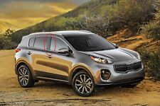 Kit de adesivos Kia Sportage 4ª geração 2017-2022 efeito fibra de carbono acabamento de pilar de porta comprar usado  Enviando para Brazil