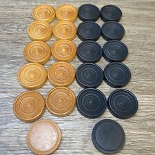 Wooden checkers pieces for sale  San Bruno